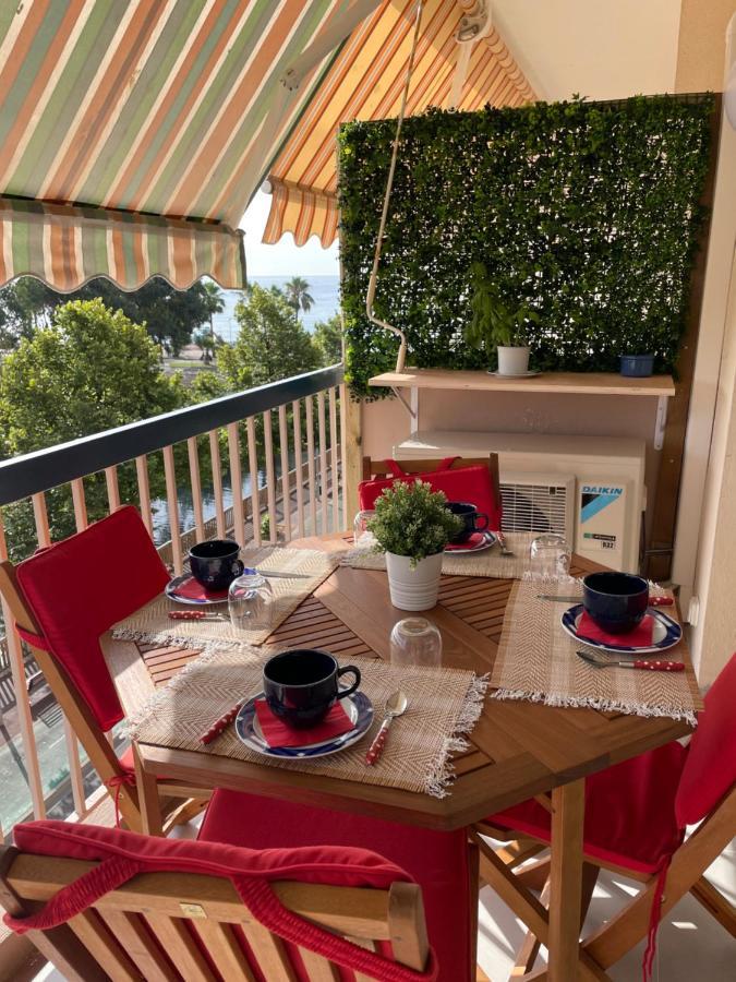 Vue Sur Mer - Magnifique Appartement Tout Confort - Terrasse Et Parking Prive Cagnes-sur-Mer Zewnętrze zdjęcie