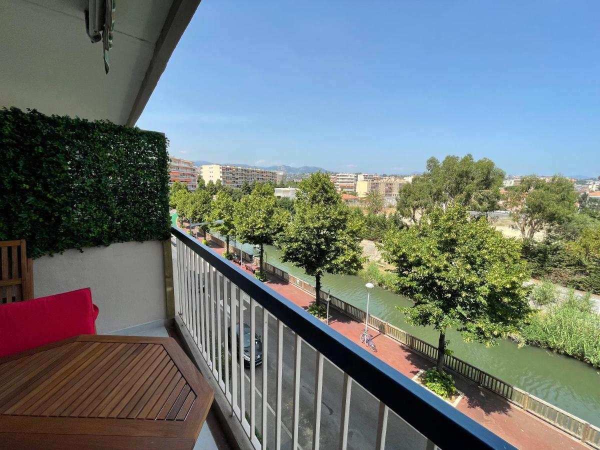 Vue Sur Mer - Magnifique Appartement Tout Confort - Terrasse Et Parking Prive Cagnes-sur-Mer Zewnętrze zdjęcie