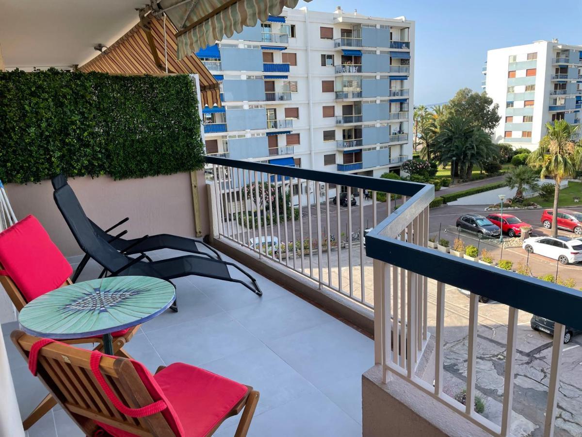 Vue Sur Mer - Magnifique Appartement Tout Confort - Terrasse Et Parking Prive Cagnes-sur-Mer Zewnętrze zdjęcie